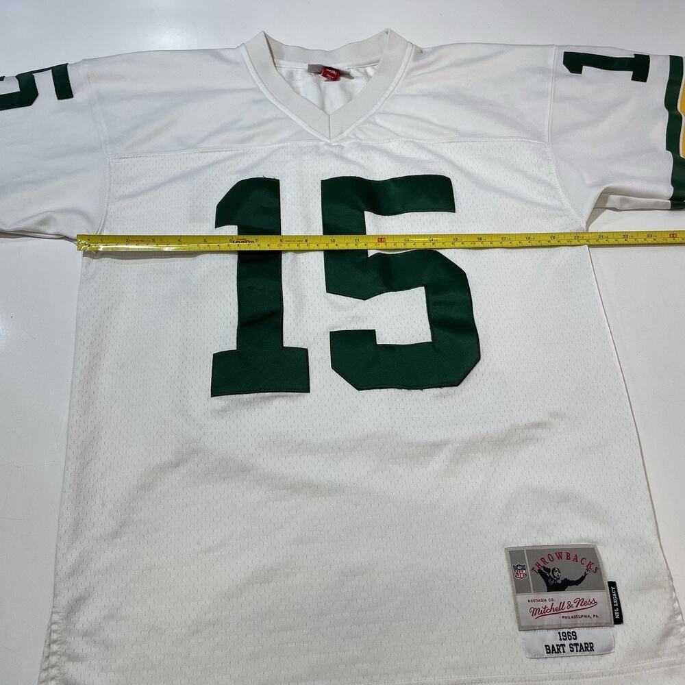 Bart Starr Mitchell And Ness Throwback NFL Packer… - image 6